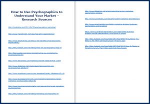How to Use Psychographics to Understand Your Market 7 Psychographics_ResearchSources