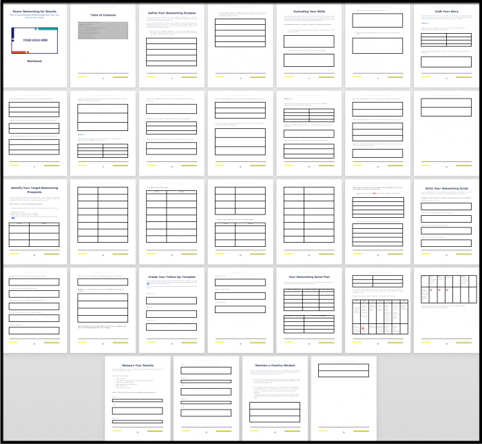 Power Networking for Results - Participant Materials 10 PowerNetworking workbook