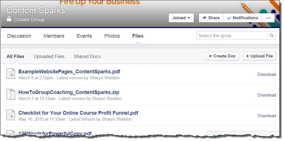 Files to Group Files to Group