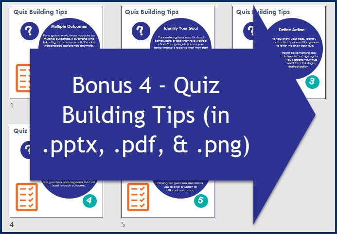 Quiz Building for Marketers 14 Quiz Building for Marketers - Bonus 4 Quiz Building Tips