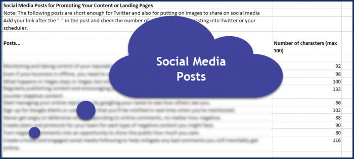 Protect Your Online Reputation 11 Protect Your Online Reputation - Social Media Posts