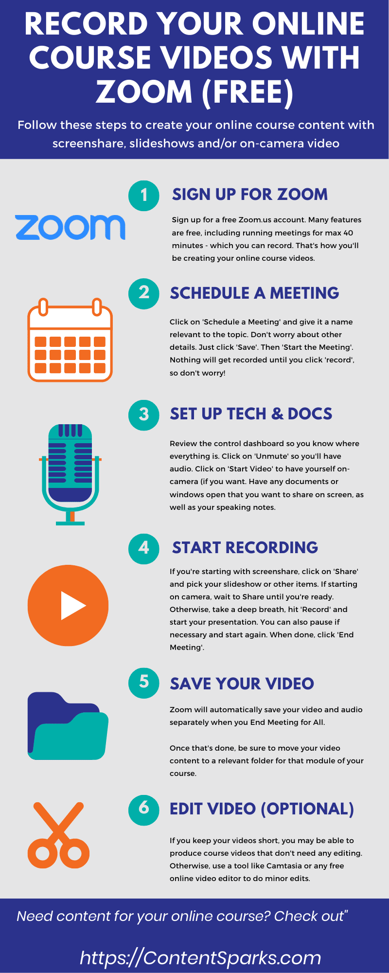 Record video with Zoom Record course video with Zoom