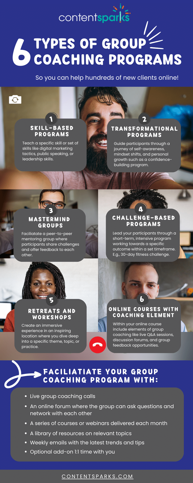 Blog Post - How to Create an Online Group Coaching Program 6 Types of Coaching Programs