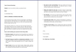 10 Done-for-You Emails: Personal Branding 9 How to use video to build your personal brand