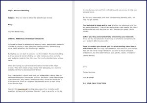 10 Done-for-You Emails: Personal Branding 6 Why you need to follow the lead of major brands