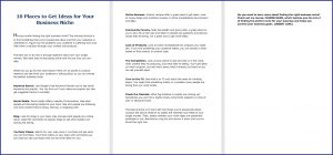 10 Done-for-You Blog Posts & Emails: Business Niche 2 10 Places to Get Ideas for Your Business Niche