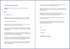 10 Done-for-You Blog Posts & Emails: Work-From-Home Business 9 Do you need to save before launching your home-based business