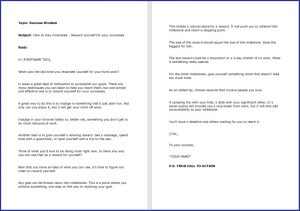 10 Done-for-You Blog Posts & Emails: Success Mindset 10 How to stay motivated – Reward yourself for your successes