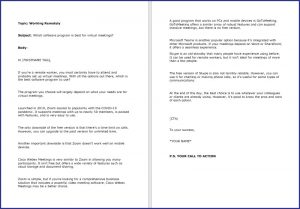 10 Done-for-You Blog Posts & Emails: Working Remotely 9 Which software program is best for virtual meetings