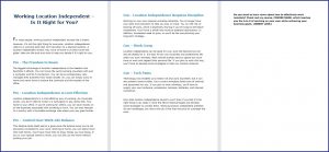 10 Done-for-You Blog Posts & Emails: Working Remotely 5 Working Location Independent – Is It Right for You