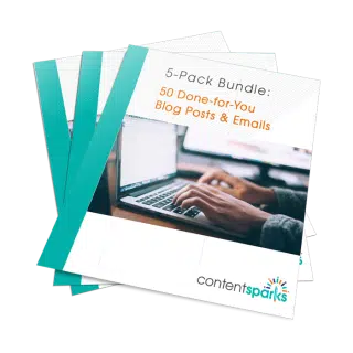 5-Pack Bundle: 50 Done-for-You Blog Posts & Emails