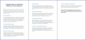10 Done-for-You Blog Posts & Emails: Get More Clients 2 7 Unique Ways to Find New Clients for Your Business
