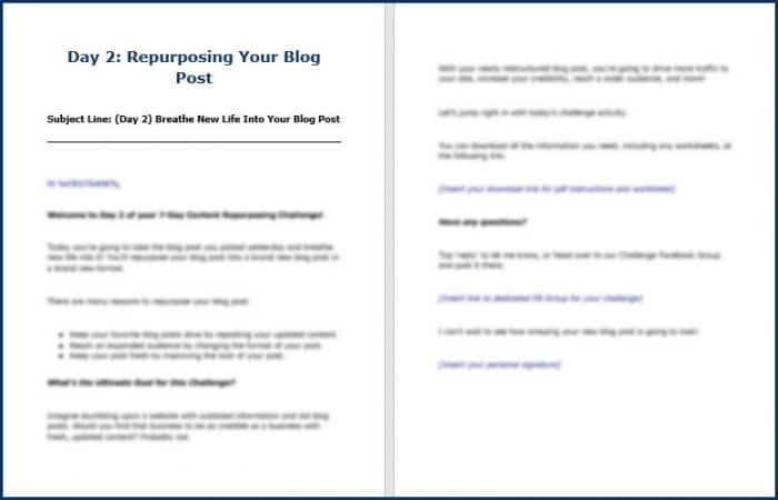 7-Day Content Repurposing Challenge 5 ContentRepurposing DailyEmails2