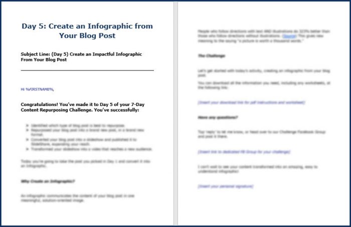 7-Day Content Repurposing Challenge 14 ContentRepurposing DailyEmails5