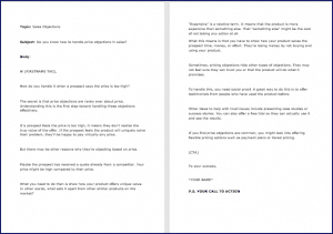 10 Done-for-You Blog Posts & Emails: Sales Objections 11 Do you know how to handle price objections in sales
