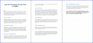 10 Done-for-You Blog Posts & Emails: Pricing Your Offers 5 How Do You Know If Your Price Is Right