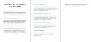 10 Done-for-You Blog Posts & Emails: Get More Clients 6 How to Best Use Social Media to Find New Clients