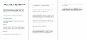 10 Done-for-You Blog Posts & Emails: Leveraging Partnerships 6 How to Come up with Ideas for a Successful Joint Venture