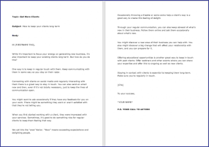 10 Done-for-You Blog Posts & Emails: Get More Clients 9 How to keep your clients long-term