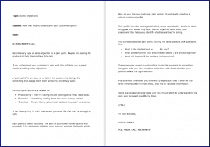 10 Done-for-You Blog Posts & Emails: Sales Objections 10 How well do you understand your customer’s pain