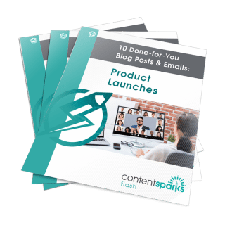 10 Done-for-You Blog Posts & Emails: Product Launches