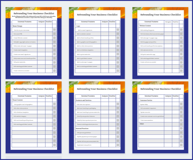 Rebranding Checklist Rebranding Checklist 1