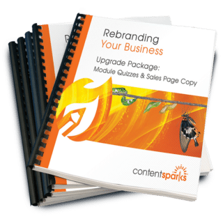 Rebranding Your Business Upgrade Package