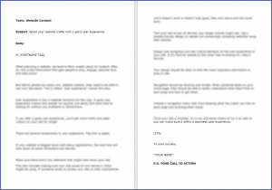 10 Done-for-You Blog Posts & Emails: Website Content 10 Boost your website traffic with a good user experience