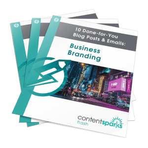 Done for you blog posts and emails on business branding