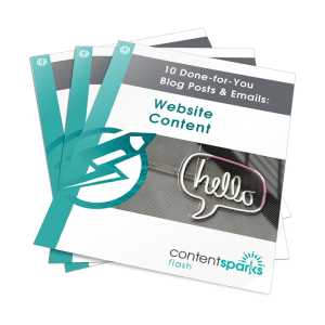 Done for you blog posts and emails on website content