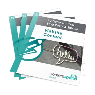 10 Done-for-You Blog Posts & Emails: Website Content