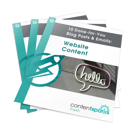 10 Done-for-You Blog Posts & Emails: Website Content