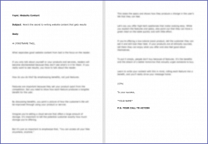 10 Done-for-You Blog Posts & Emails: Website Content 7 Here’s the secret to writing website content that gets results