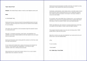 10 Done-for-You Blog Posts & Emails: Social Proof 8 One simple thing to keep in mind to avoid negative social proof
