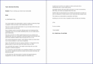 10 Done-for-You Blog Posts & Emails: Business Branding 7 Tips on making your brand more memorable