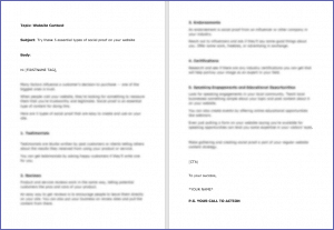 10 Done-for-You Blog Posts & Emails: Website Content 9 Try these 5 essential types of social proof on your website