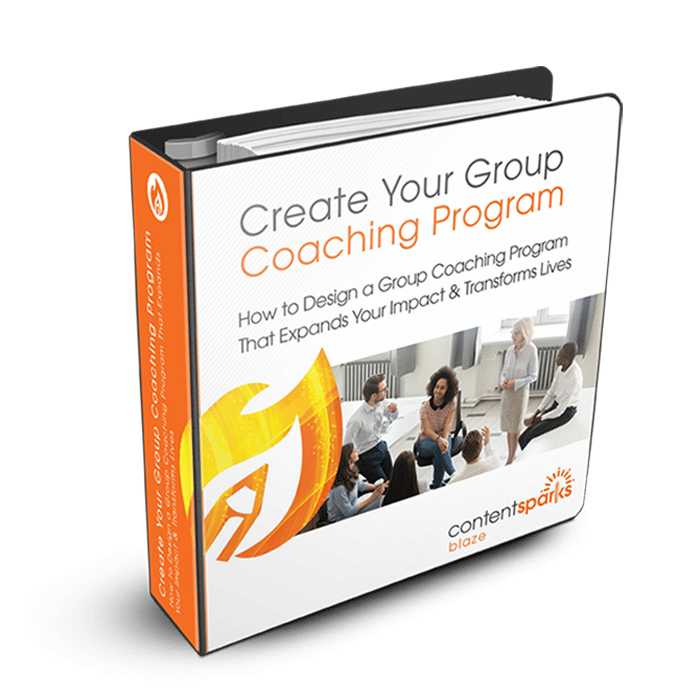 Content Sparks Product Cover - Create Your Group Coaching Program