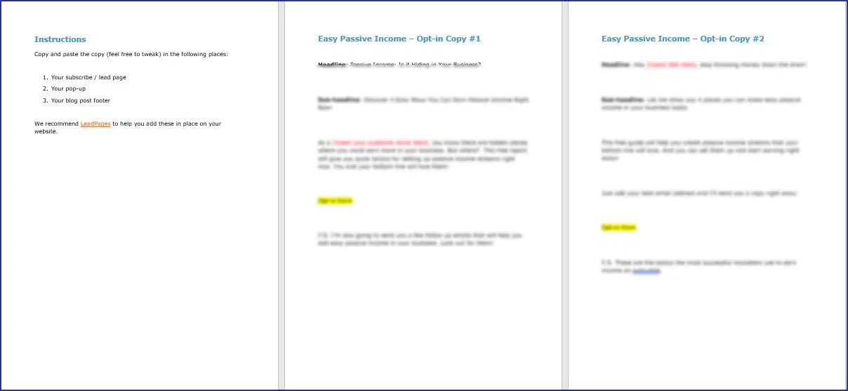 EasyPassive Income Upgrade Pack - Opt In Copy EasyPassive Income Upgrade Pack Opt In Copy 1