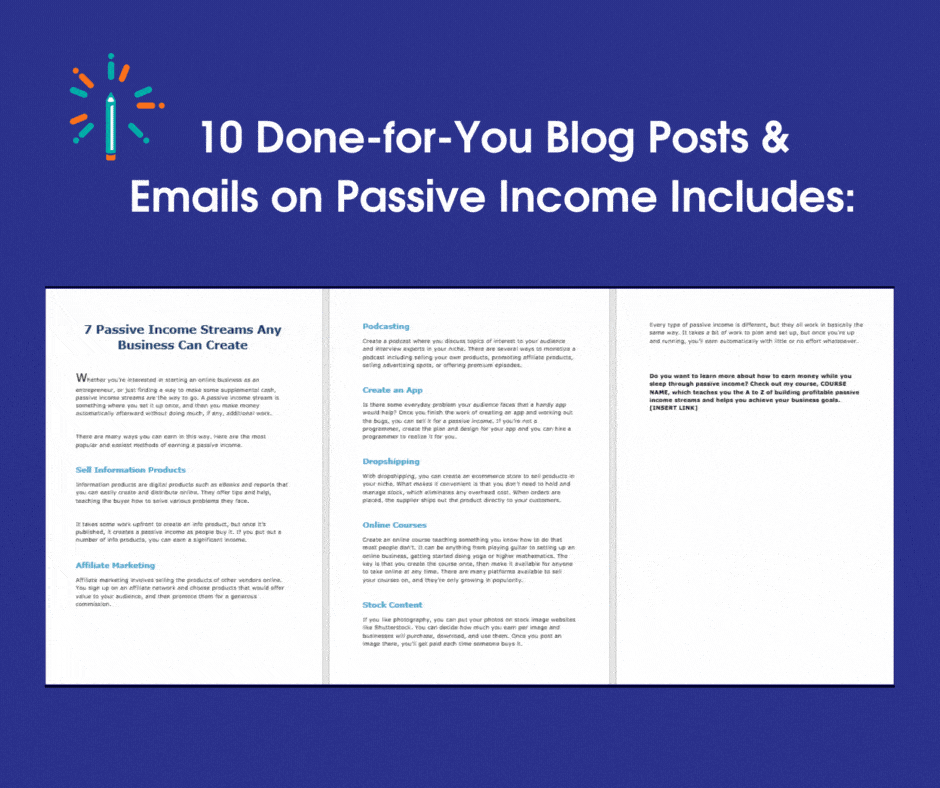 10 Done-for-You Blog Posts & Emails_PassiveIncome- Sales Page gif 10 Done for You Blog Posts Emails PassiveIncome Sales Page gif
