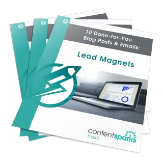 10 Done-for-You Blog Posts & Emails: Lead Magnets
