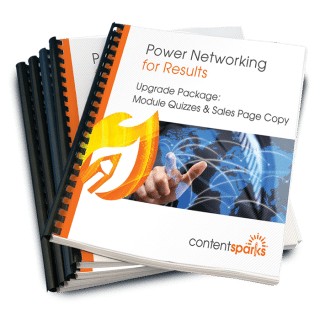 Power Networking for Results – Upgrade Pack