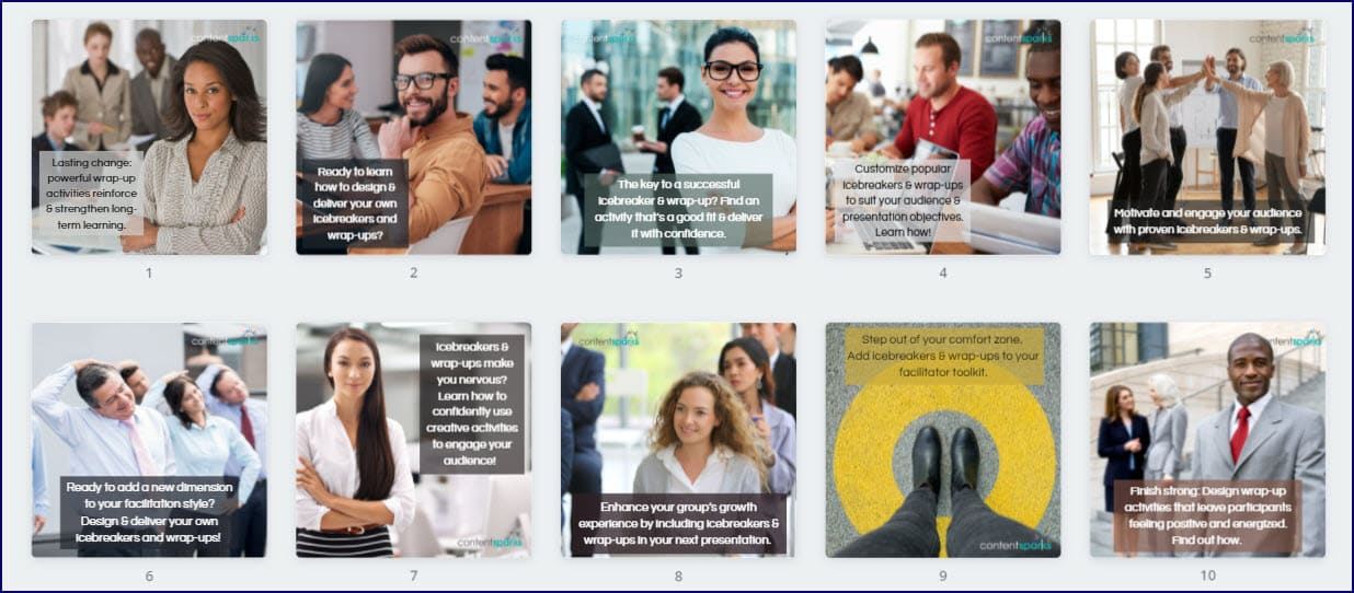 Energizing Icebreakers & Wrap-Ups - Bonus Social Images