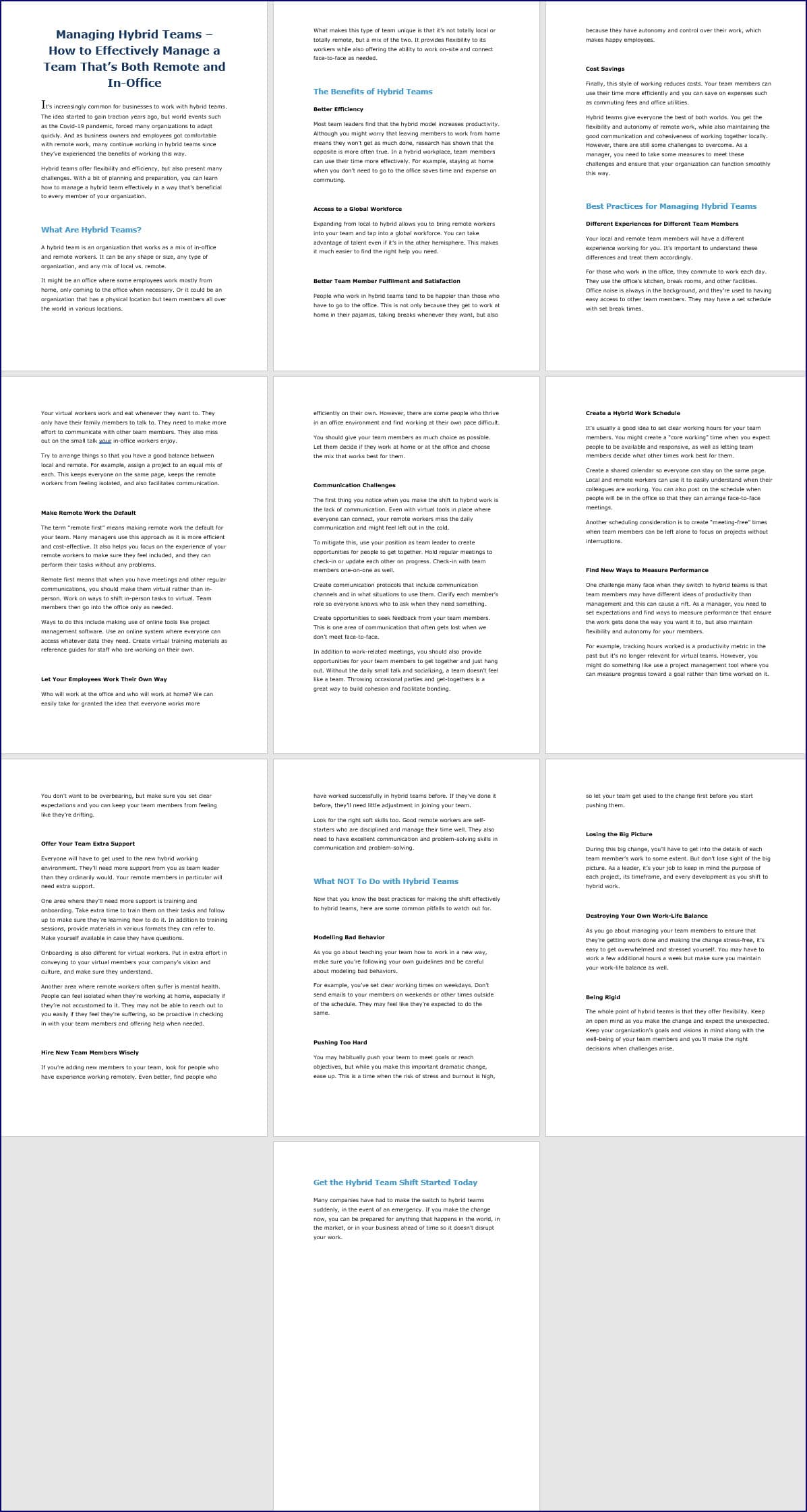 Managing Remote Teams - Bonus Report