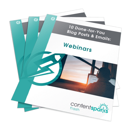 10 Done-for-You Blog Posts & Emails: Webinars