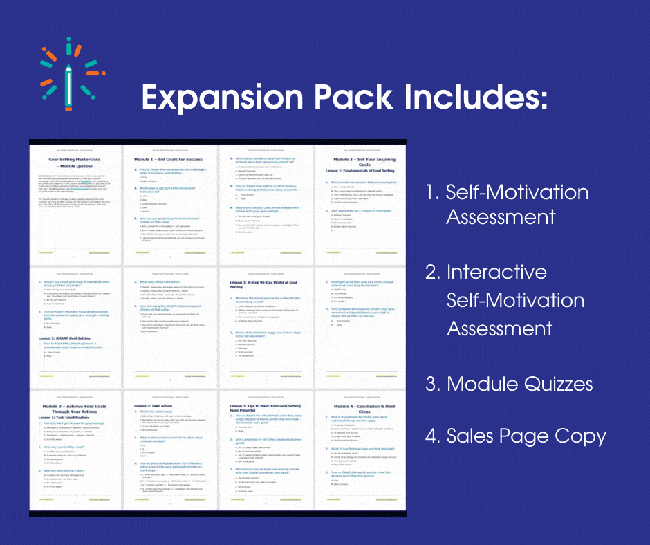 Goal Setting Ex Pack - Sales Page gif Goal Setting Ex Pack Sales Page gif