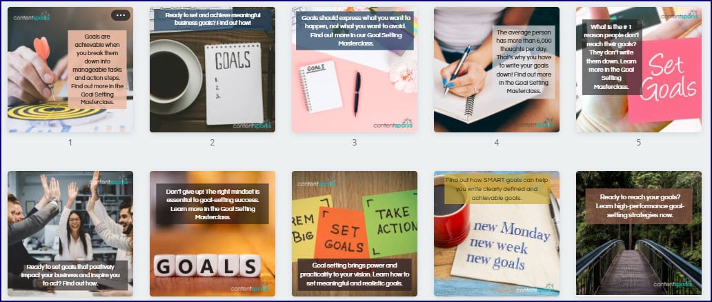 Goal-Setting Masterclass - Bonus Social Images Goal Setting Masterclass Bonus Social Images
