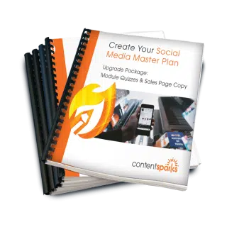 Create Your Social Media Master Plan Upgrade Pack