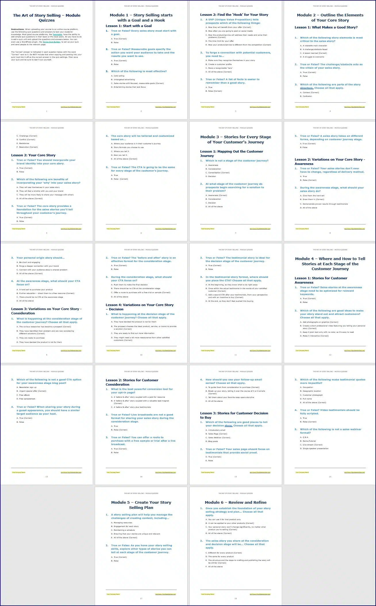 StorysellingExPack_ModuleQuizzes