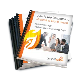 How to Use Templates to Streamline Your Business Upgrade Pack