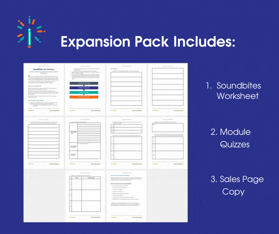Word of Mouth Marketing Ex Pack Sales Page gif